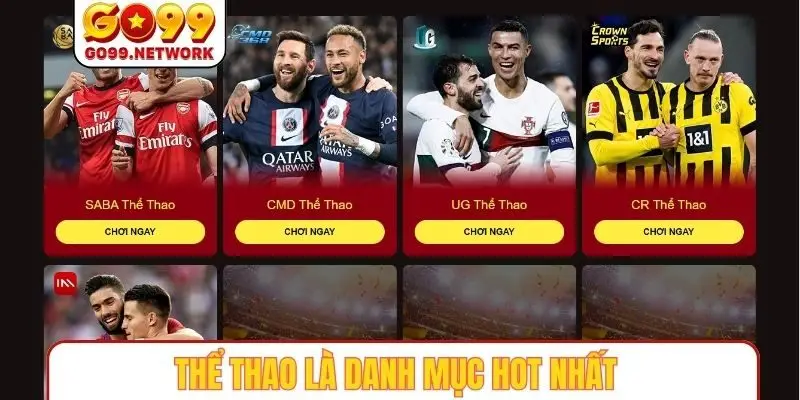 Thể thao là danh mục hot nhất